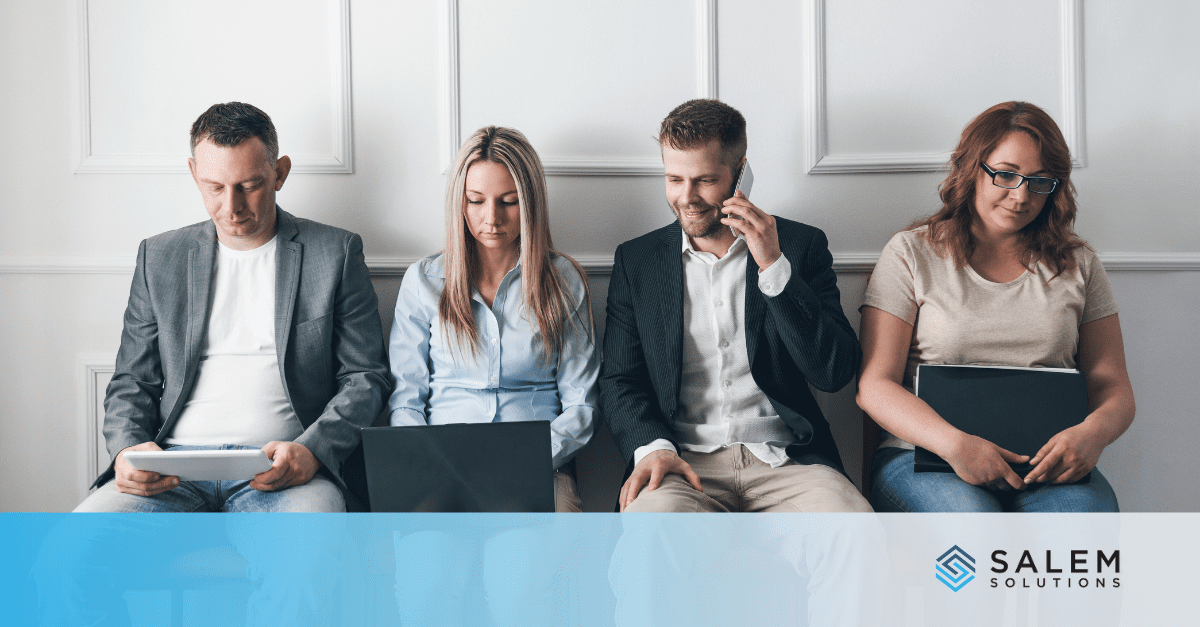 Hiring managers reviewing pre-vetted talent pools to enhance recruitment efficiency and effectiveness.